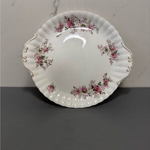 Royal Albert Pink Floral and Gold Trim Platter